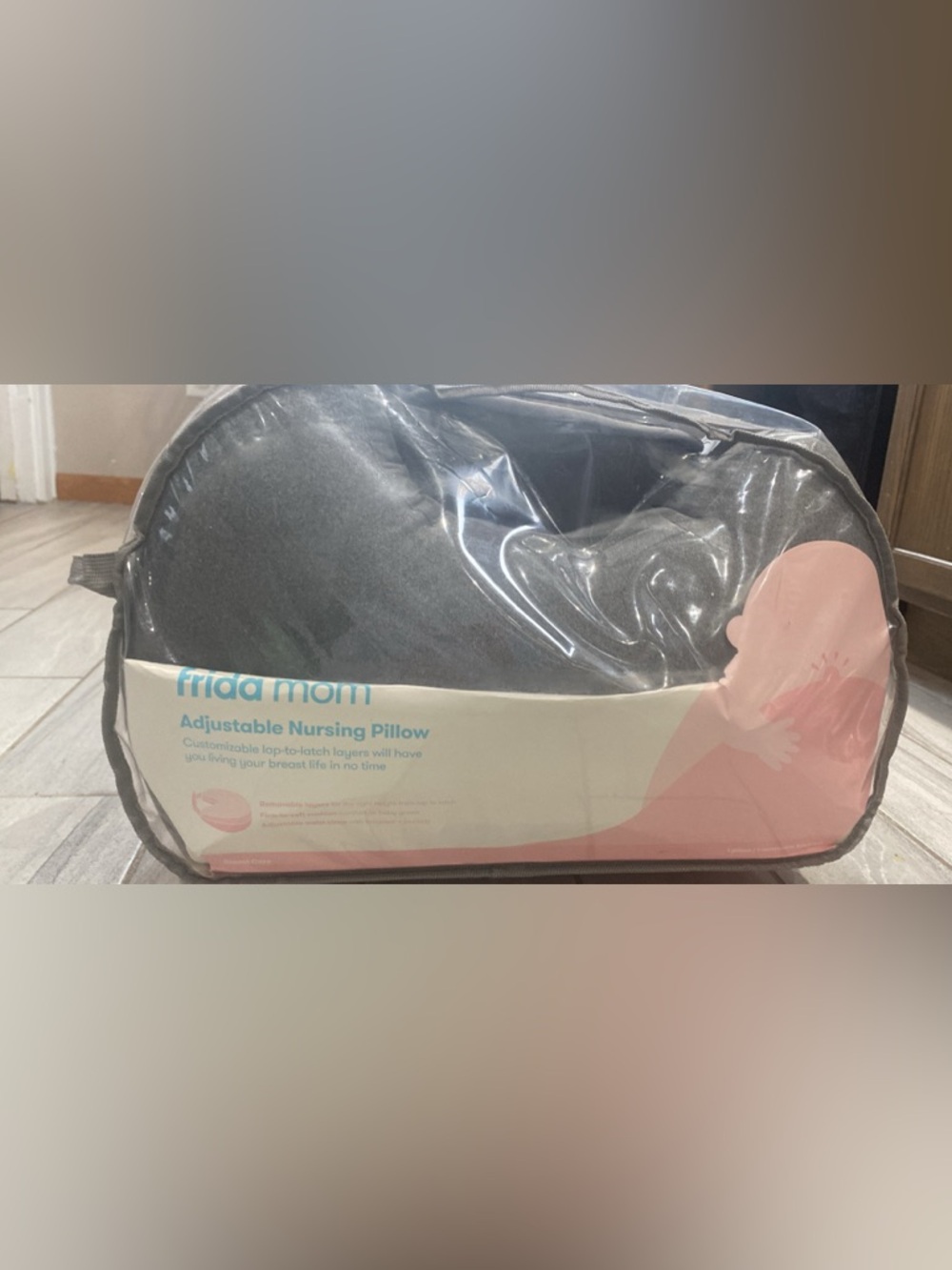 Frida Mom Adjustable Nursing Pillow - Gray